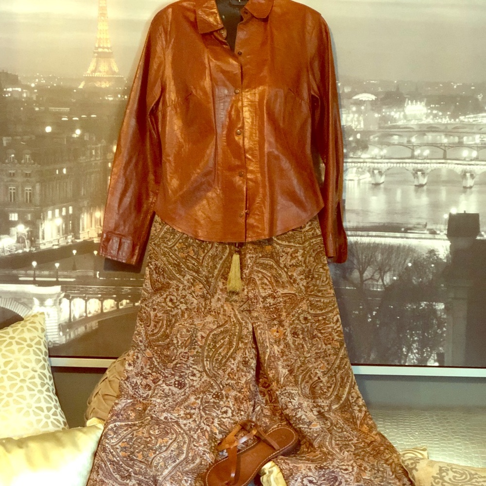 Gap Leather Top